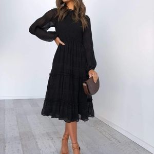 Black dress - petal + pup M